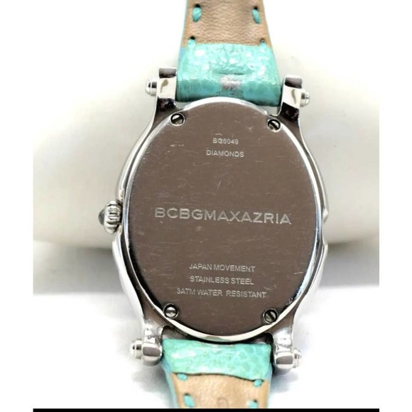Designer BCBGMAXAZRIA Diamonds BG6049 Oval Women’s Dress Watch - Picture 2 of 5